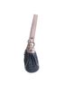 Denim Monogram Shoulder Bag, bottom view